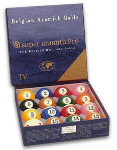 Biljarske lopte Super Aramith pro TV 57,2 mm